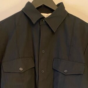 NWT men’s LION  station wear uniform size LT 16 1/2 dark navy blue